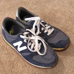 New Balance 420 Tomboy chambray and white